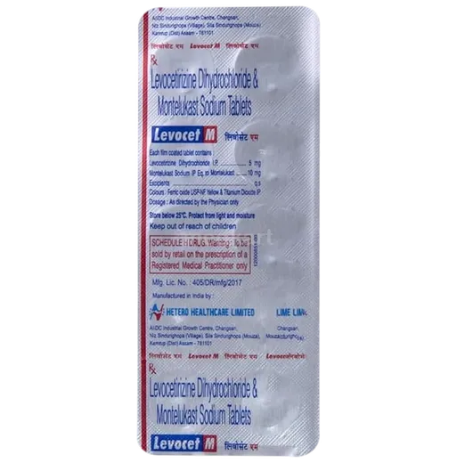 levocet m tablet 10's